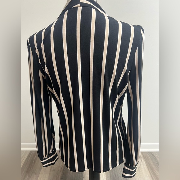 Wrap Front Striped Blouse! - Picture 4 of 13